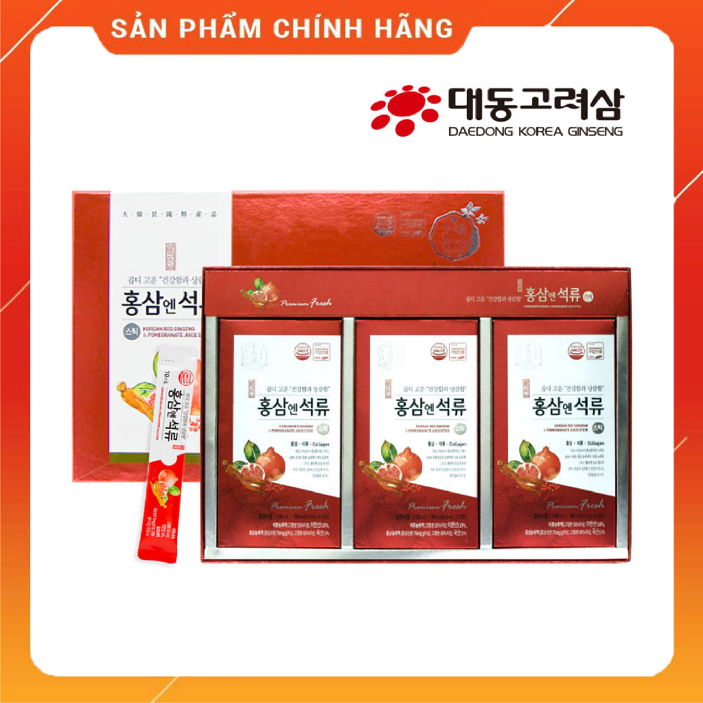 NƯỚC HỒNG SÂM LỰU COLLAGEN DAEDONG HÀN QUỐC CHÍNH HÃNG