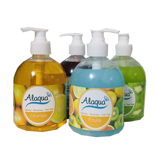 Nước rửa tay alaqua 500ml hương trái cây có nhiều mùi cho bạn lựa chọn