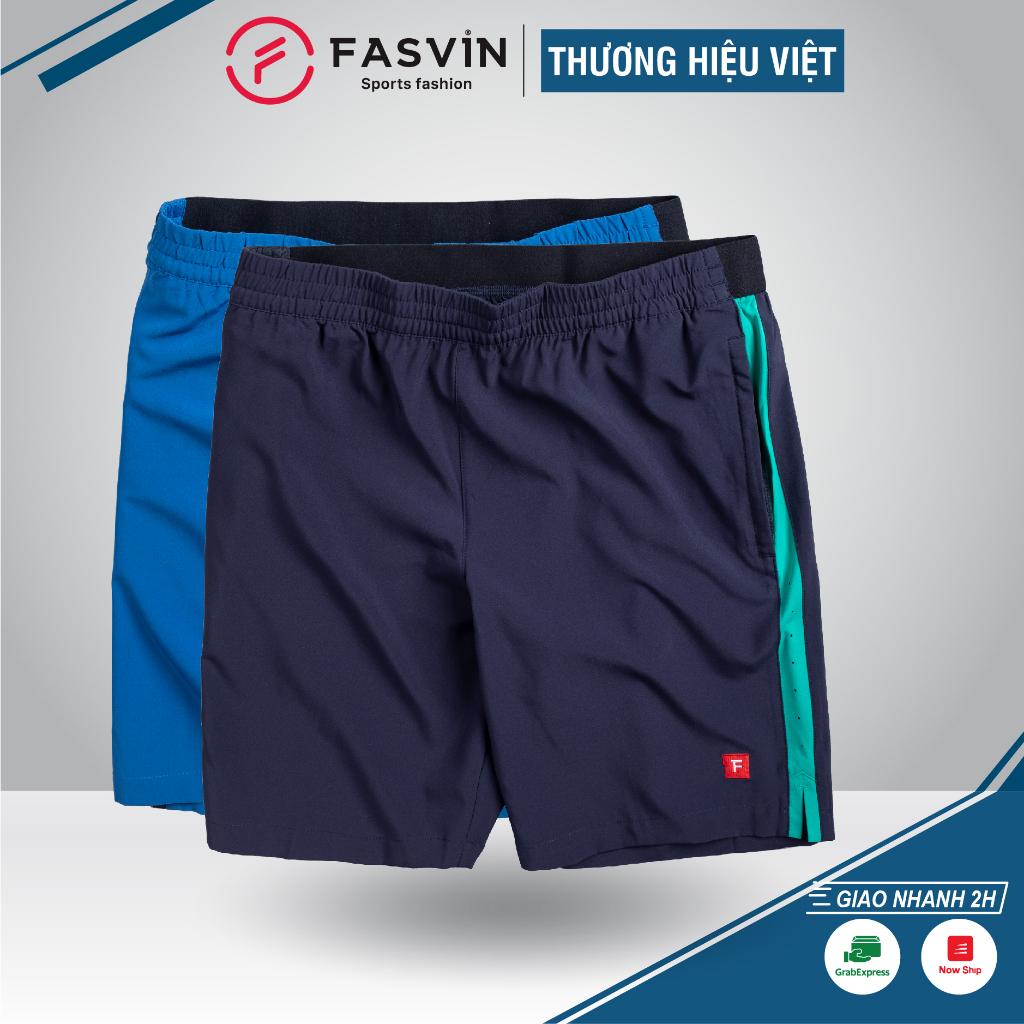 Quần short thể thao nam Fasvin S20708.HN thiết kế mạnh mẽ khoẻ khoắn