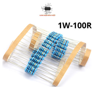Điện trở vạch 1w 100r 1% chân đồng
