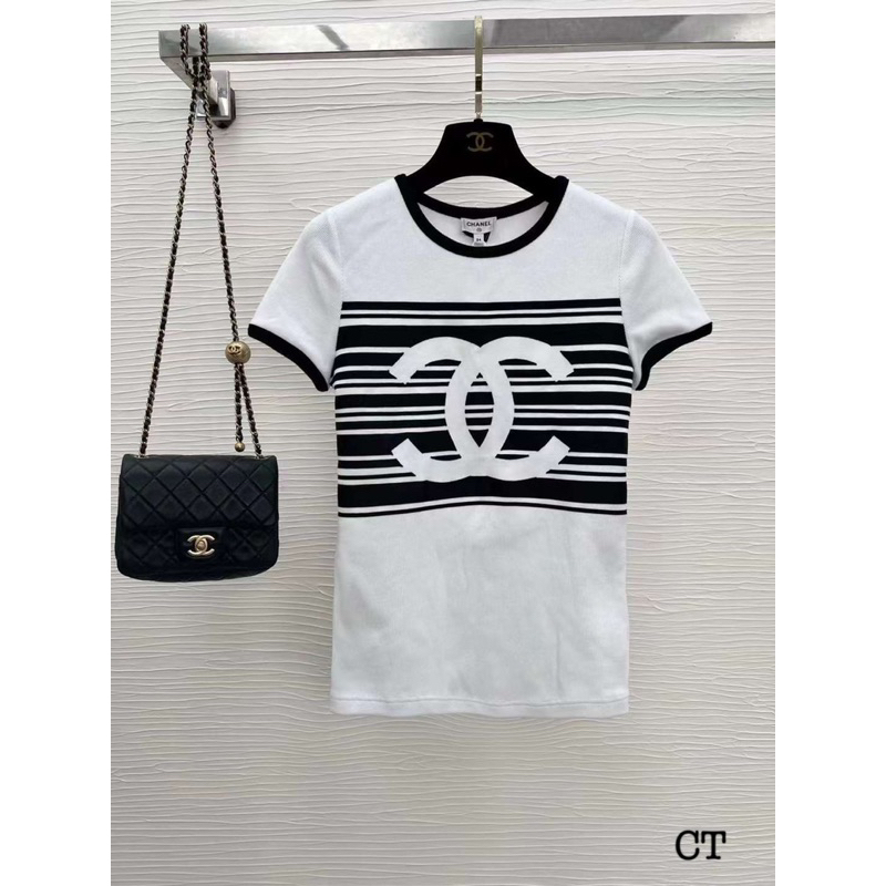 Áo phông chace kẻ nhung cao cấp full tag