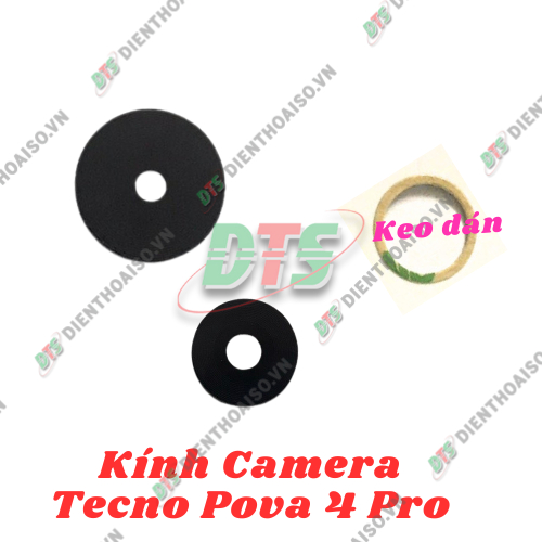 Kính camera Tecno Pova 4 pro kèm keo dán