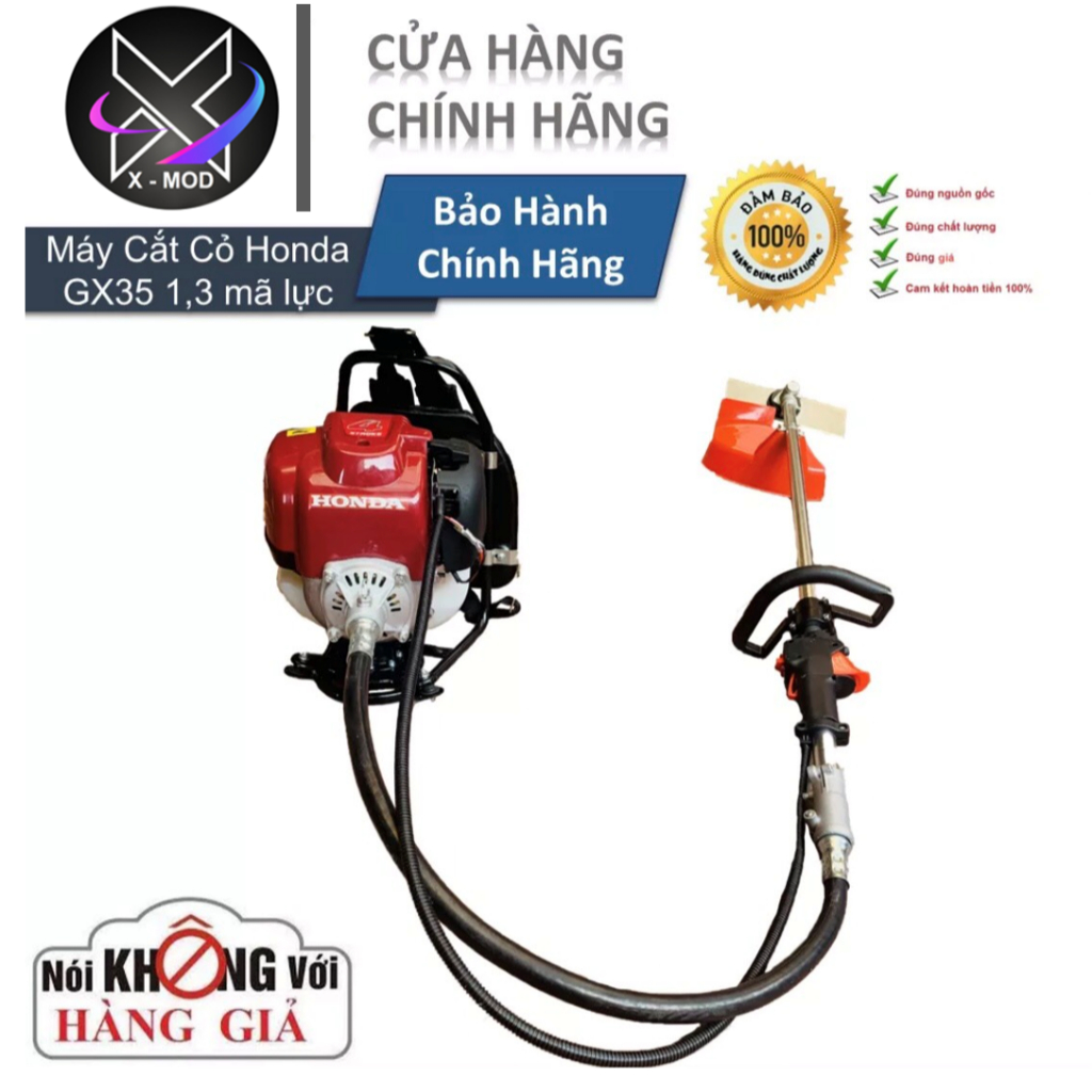 Máy cắt cỏ - máy cắt cỏ honda gx35 đeo lưng - bảo hành 1 năm lỗi 1 đổi 1 trong 15 ngày