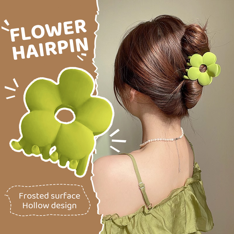 miumiuaKẹp Tóc Hình Hoa Nhiều Màu Sắc Phong Cách Hàn Quốc Thời Trang Cho Nữ