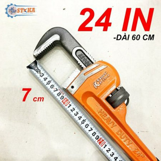 Mỏ lết sửa ống nước 24'' kapusi nhật bản – mỏ lết răng 24 inch chuyên dụng cho thợ sửa chữa