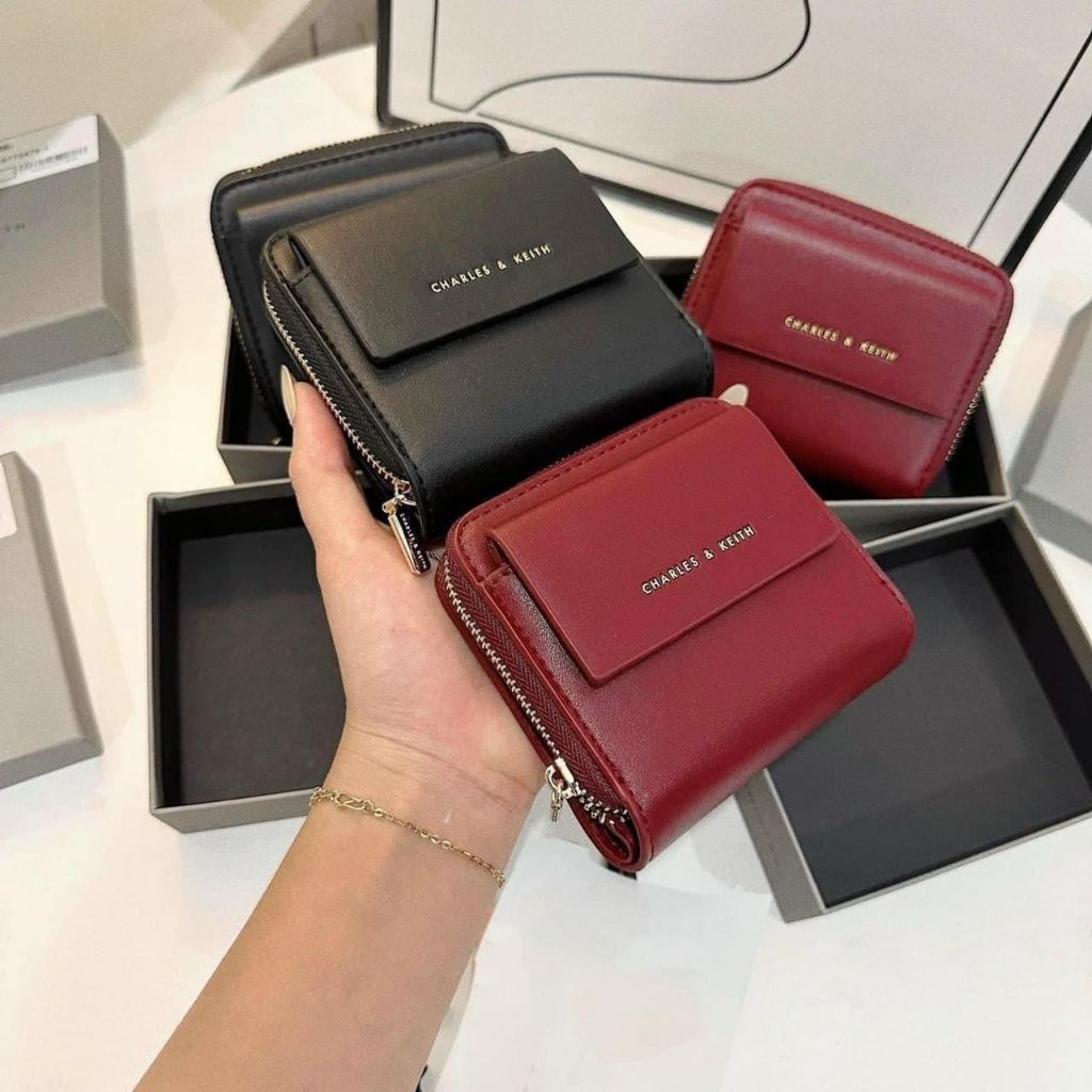 Ví nữ cao cấp Cê Ka - Hàng xuất dư full box