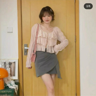 [Bigsize 55-100kg] Áo voan tầng tiểu thư