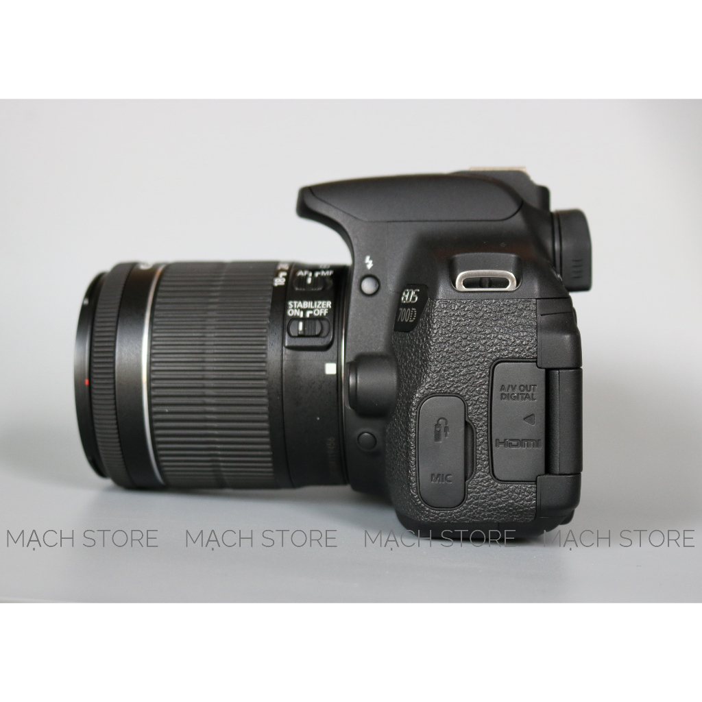 MÁY ẢNH CANON EOS 700D + LENS KIT 18-55MM F3.5-5.6 IS STM