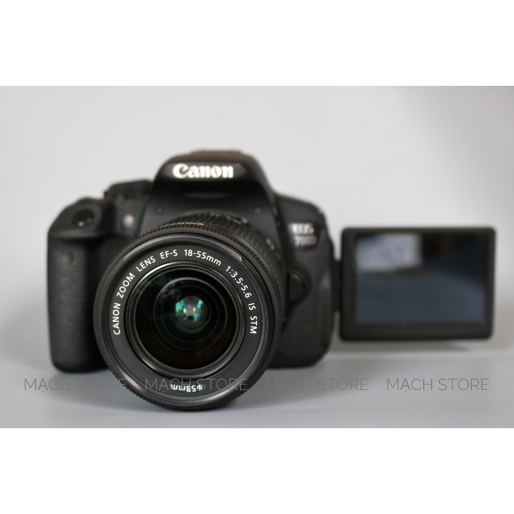 MÁY ẢNH CANON EOS 700D + LENS KIT 18-55MM F3.5-5.6 IS STM