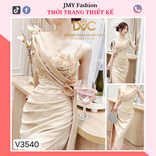 V3540 Váy đầm body 2 dây dự tiệc nữ tính váy body 2 dây sexy đính hoa ngọc