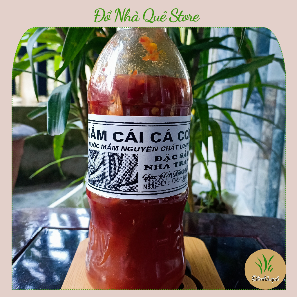 Chai 300gr mắm cái cá cơm Nha Trang nguyên con loại ngon