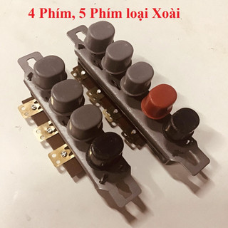 Công tắc quạt 4 ,5 nút xoài - phụ tùng quạt phím bấm