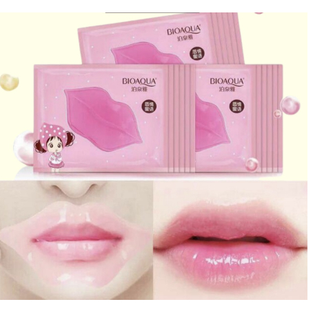 Mặt nạ dưỡng môi collagen nội địa trung biaqua,images giảm thâm môi làm mềm môi