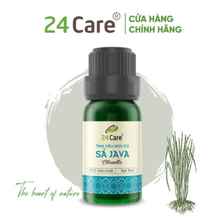 Tinh dầu Sả Java 24Care - thơm phòng, đuổi muỗi, côn trùng, giải cảm 100ml