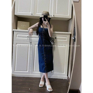Váy yếm jeans bò thời trang NL099