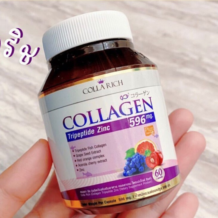 Viên collagen Tripeptide Zinc trẻ hoá da trắng da chống lão hoá giảm nếp nhăn mờ nám tàn nhang