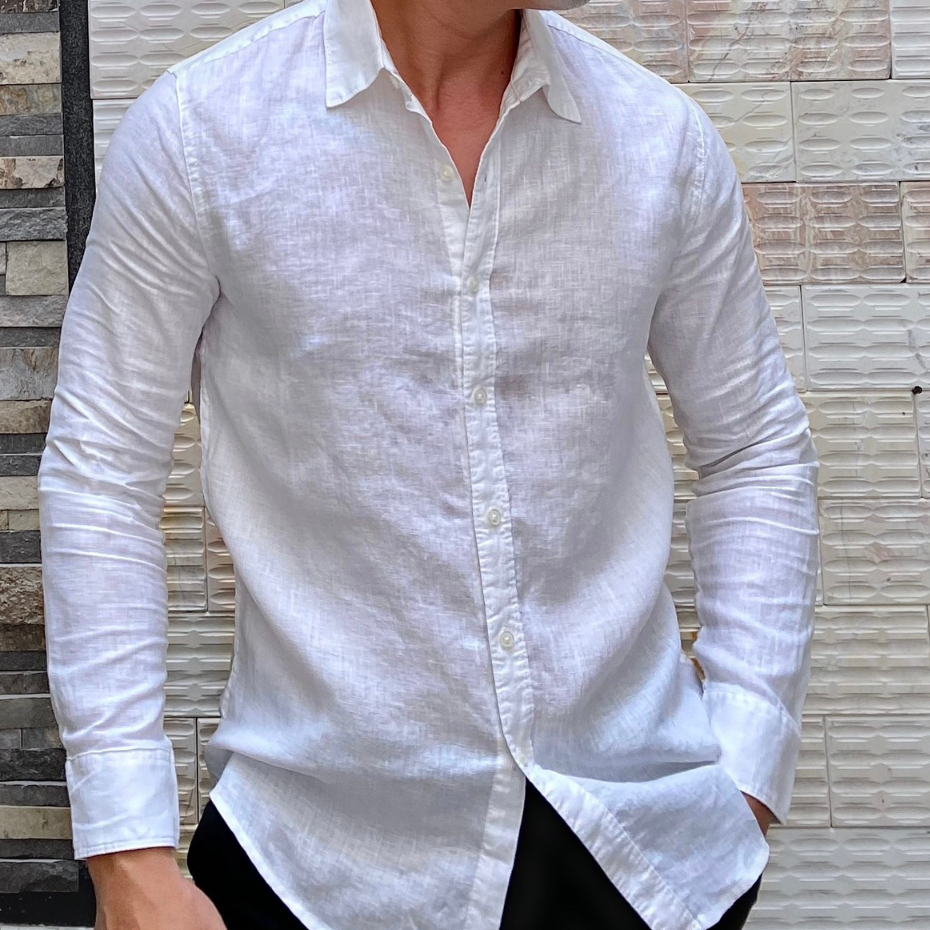 ÁO SƠMI TAY DÀI LINEN NAM ĐA DẠNG MÀU SẮC THOÁNG MÁT