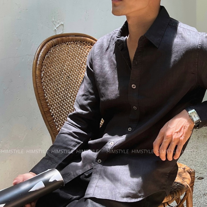 ÁO SƠMI TAY DÀI LINEN NAM ĐA DẠNG MÀU SẮC THOÁNG MÁT