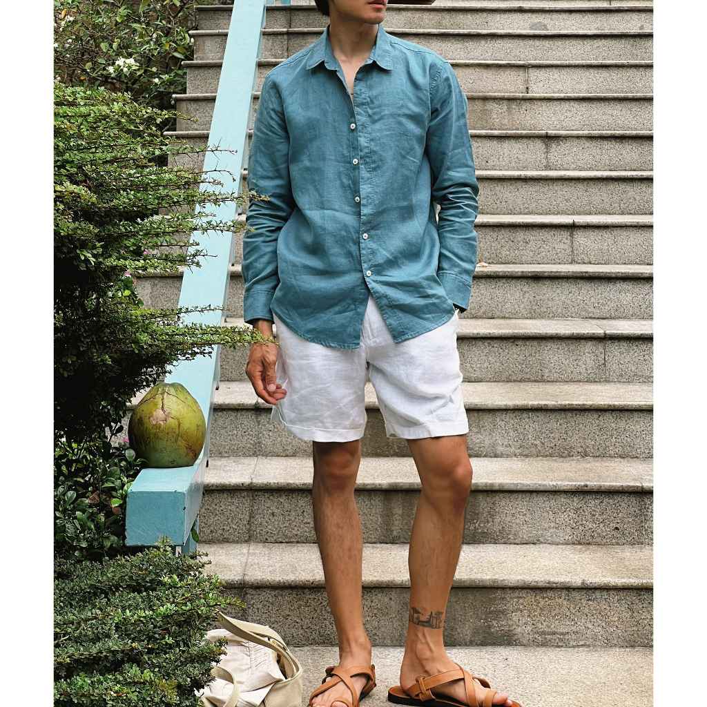 ÁO SƠMI TAY DÀI LINEN NAM ĐA DẠNG MÀU SẮC THOÁNG MÁT