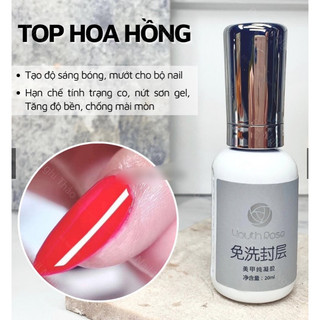 base- top- cứng móng hoa hồng mới chai 20ml