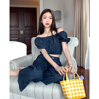 Pur. studio - set áo trễ vai + quần dài
