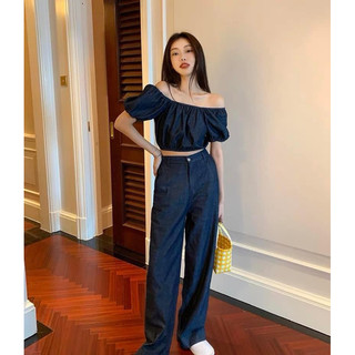 PUR. Studio - Set Áo trễ vai + Quần dài