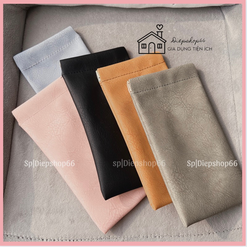 Túi đựng kính 🎀SALE🎀 Hộp đựng kính mắt - cận , bơi , râm cute hàng cao cấp gấp gọn tiết kiệm diện tích