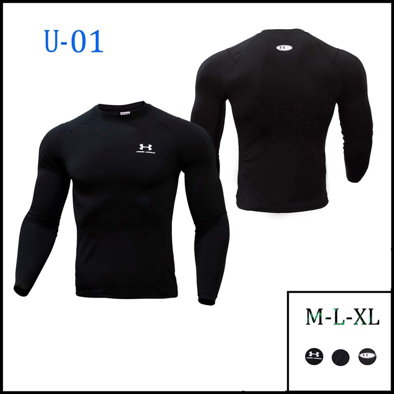 Áo body nam cổ tròn tay dài co giãn 4 chiều , thoáng mát