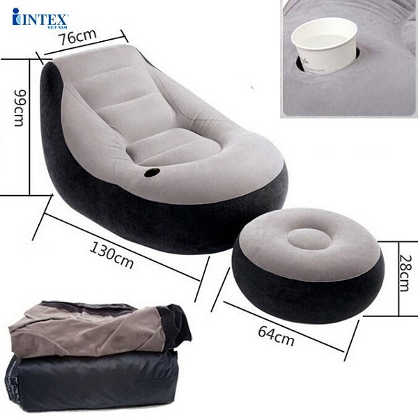 Ghế Hơi Intex Ghế tình yêu bơm hơi cao cấp Ghế Đệm Hơi Tựa Lưng, Sofa Hơi, Ghế Đệm Hơi Êm Ái.