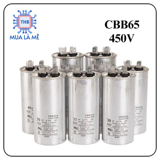 Tụ điều hòa cbb65 20uf 25uf 30uf 35uf 40uf 45uf 50uf 60uf 450v tụ dàn nóng điều hòa