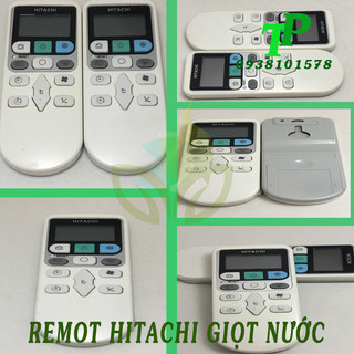 Điều khiển máy lạnh hitachi, remote điều hòa hitachi giọt nước