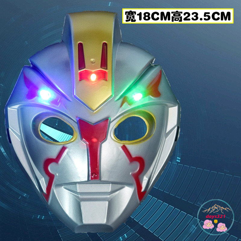 Mặt Nạ Găng Tay Thanos Có Đèn Led Hóa Trang Người Sắt