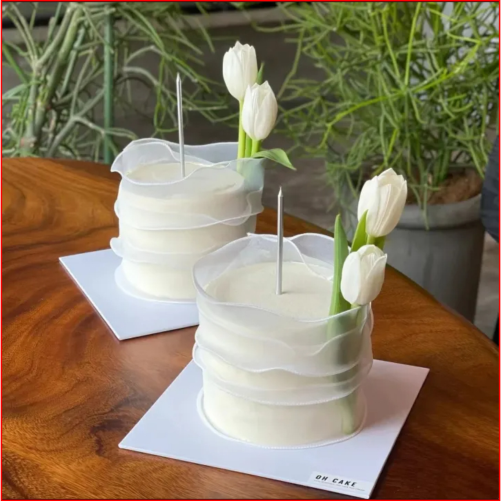 Hoa Tulip trang trí bánh sinh nhật, hoa Tulip trang trí Decor | BigBuy360 - bigbuy360.vn