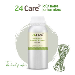 Tinh dầu Sả Chanh 24Care 500ml/1000ml - nguồn gốc thiên nhiên, khử phòng, thư giãn