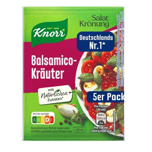 GIA VỊ TRỘN Salad KNORR siêu ngon, set 5 gói