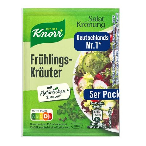 GIA VỊ TRỘN Salad KNORR siêu ngon, set 5 gói