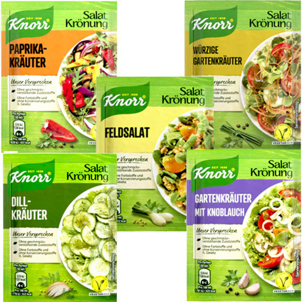 GIA VỊ TRỘN Salad KNORR siêu ngon, set 5 gói