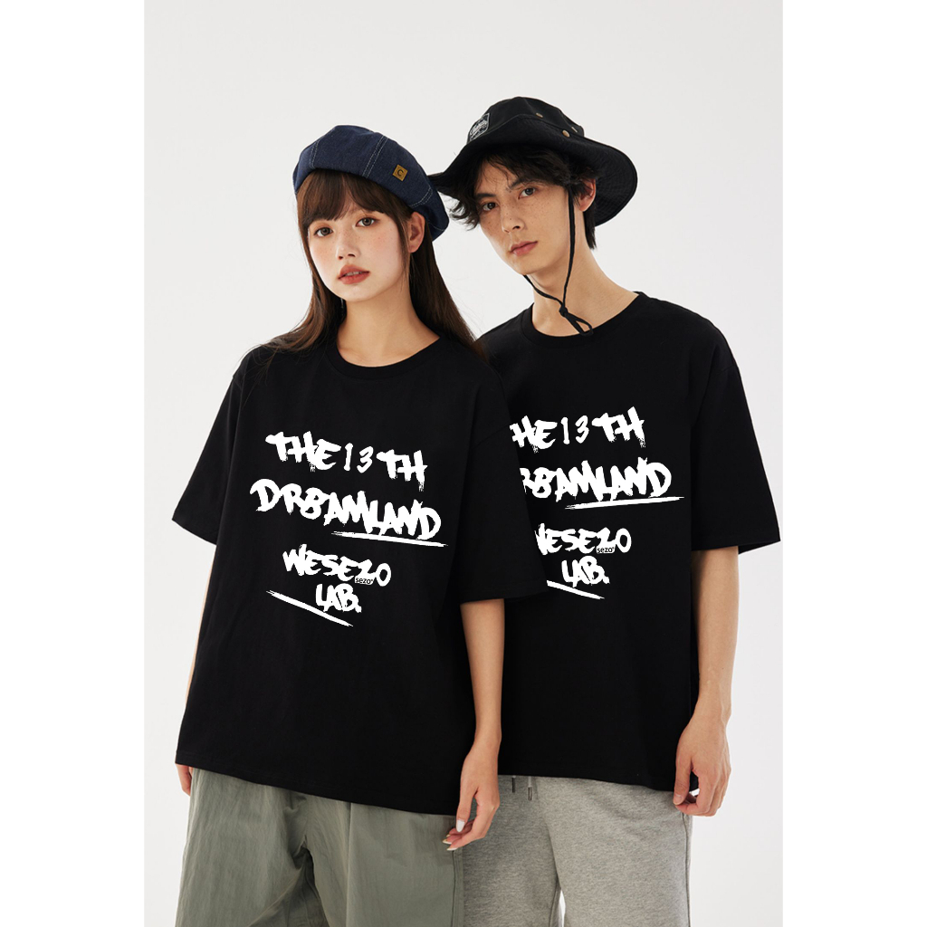 GCBV 2023ss 100% cotton giản dị thư in mùa hè cộng với kích thước vòng cổ ngắn tay áo cặp vợ chồng T-shirt