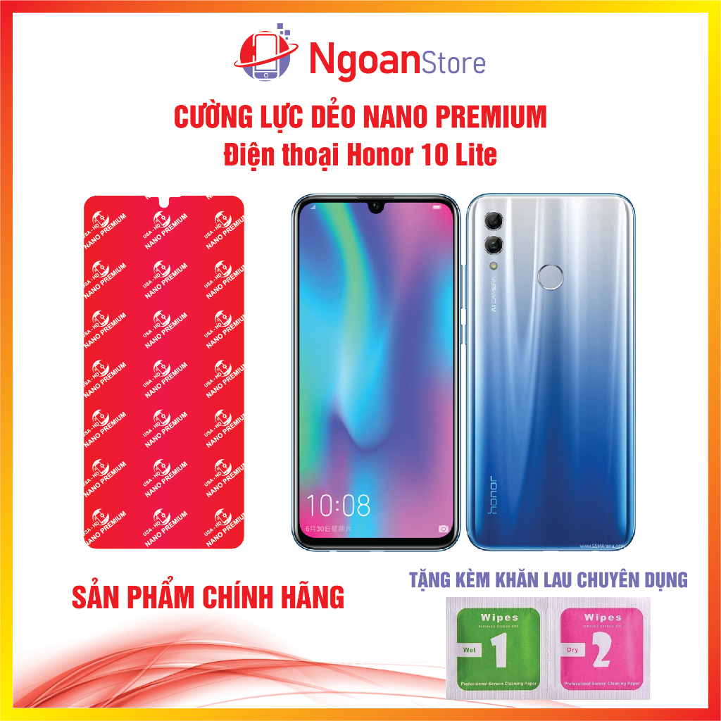 Cường lực dẻo Nano cho Điện thoại Honor 10 Lite - Ngoan Store