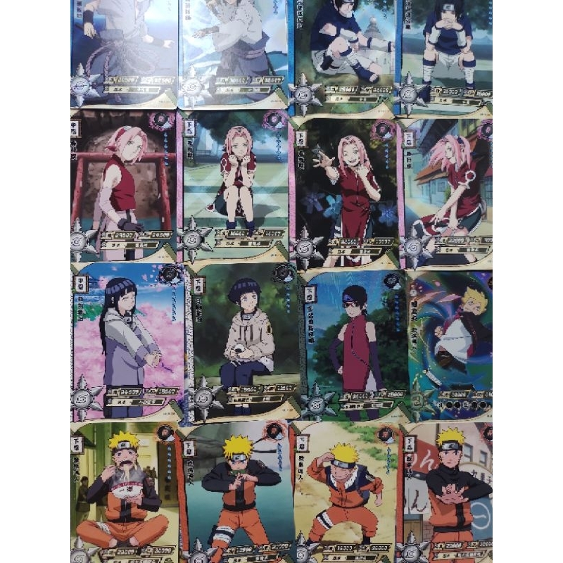 card lẻ naruto,sasuke kayou mua 5 tặng 1