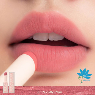 Son thỏi romand zero màu 10 pink sand hồng tím nude son romand zero matte lipstick lì mịn