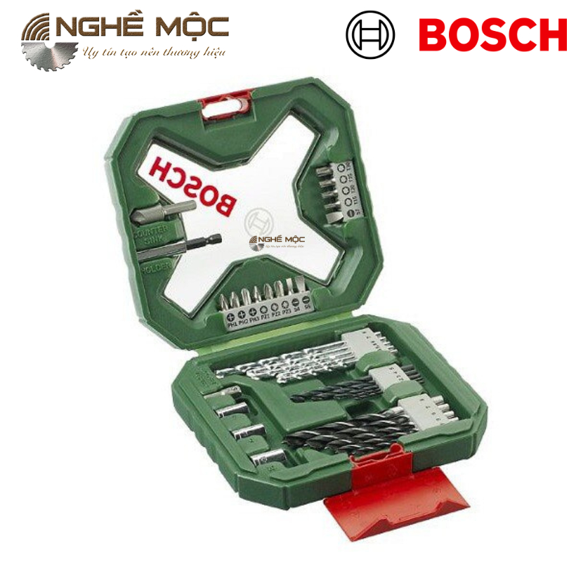 Bộ mũi khoan và bắn vít X-Line 34 chi tiết Bosch 2607010608