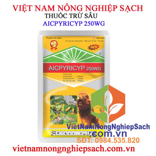 Aicpyricyp 250wg – trừ rệp sáp, rầy mềm, bọ trĩ, rầy bông xoài, rầy nâu, rầy xanh gói 100gr