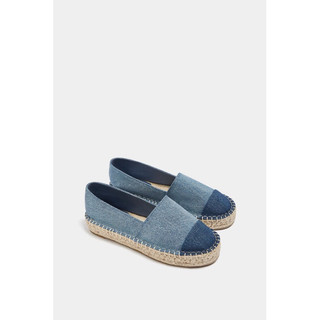Giày lười nữ bằng vải denim Pull&bear