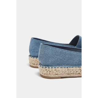 Giày lười nữ bằng vải denim Pull&bear