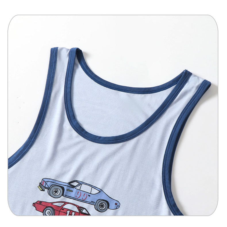 Đồ Bộ Sát Nách chất Thun Lạnh siêu mát cho bé Trai, chính hãng MAMDADKIDS