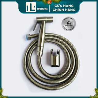 Vòi xịt vệ sinh INOX 304 cao cấp dây xịt dài 120cm Life Home