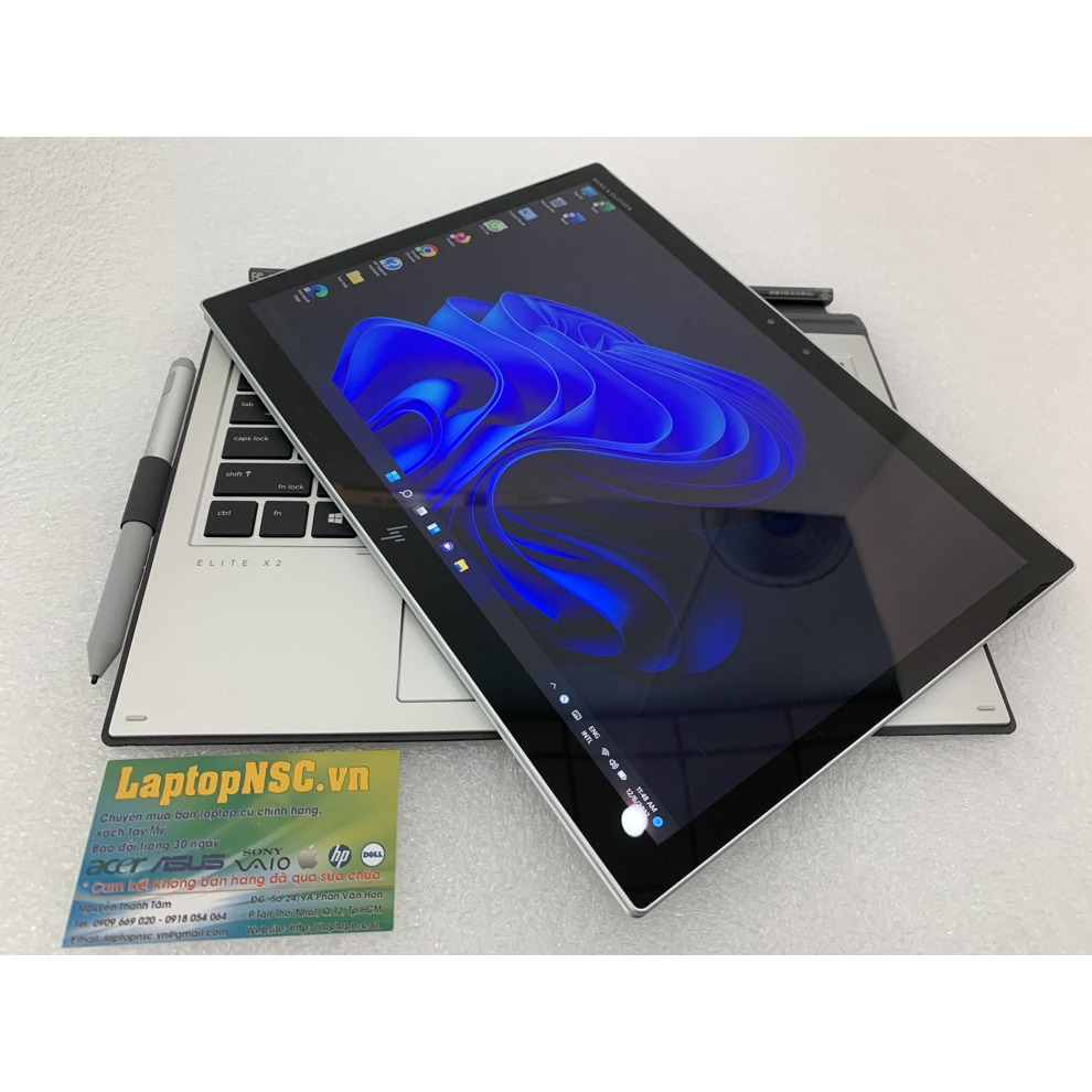 Laptop HP X2 1013 G3 Core i5 8350U 16G 256G 13-Inch 3K cảm ứng tách rời phím
