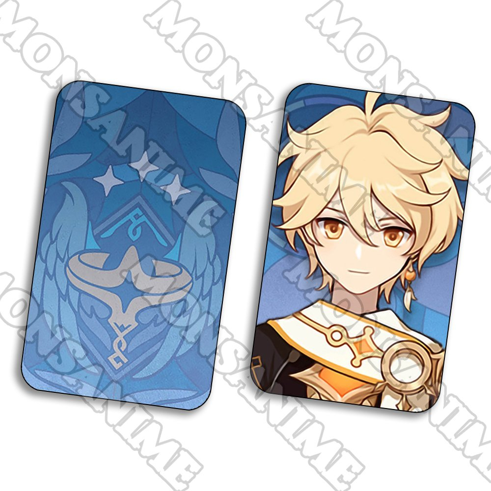 Ảnh card bo góc  GENSHIN IMPACT ver Chân dung 5*8cm in hình game anime chibi sưu tầm 1 tấm