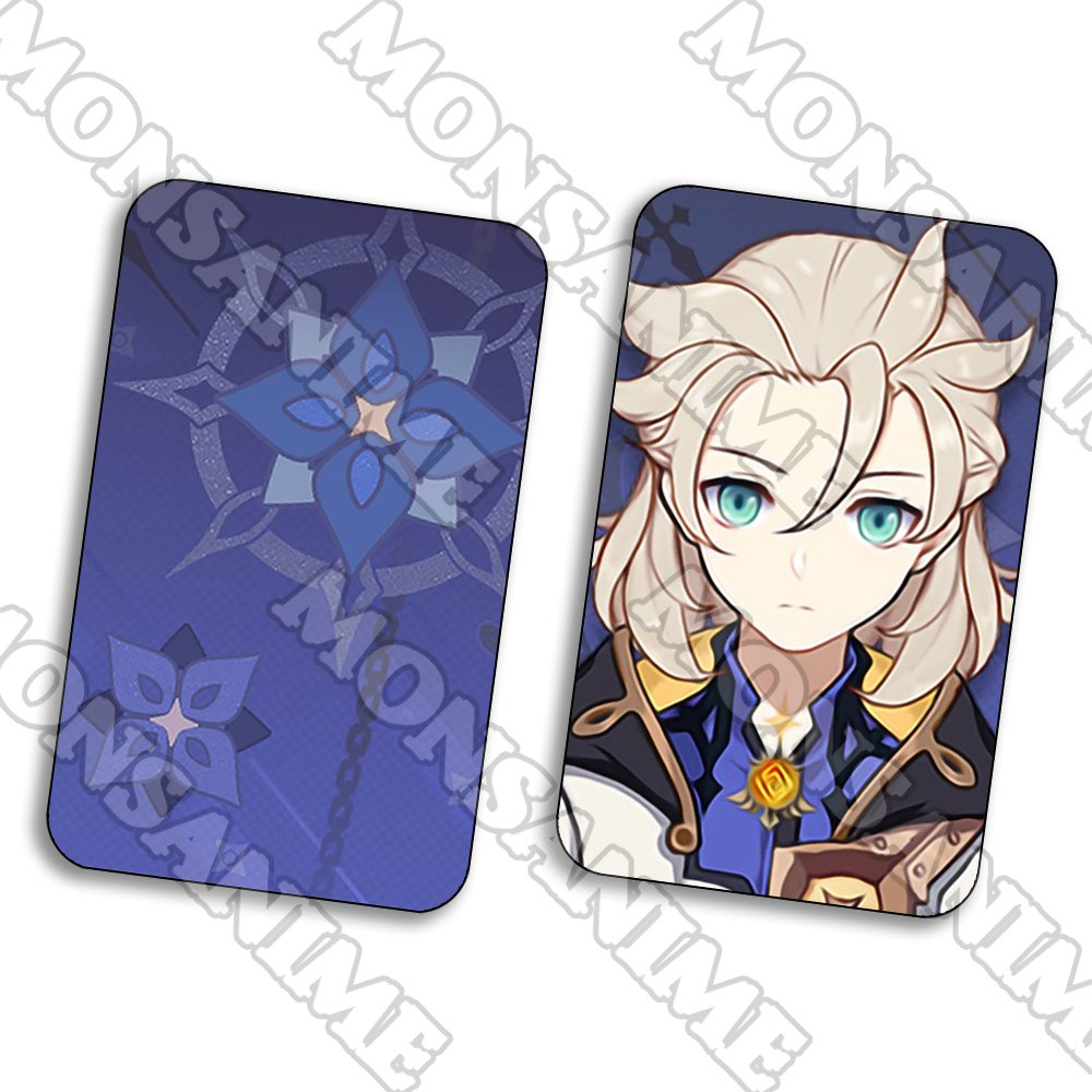 Ảnh card bo góc  GENSHIN IMPACT ver Chân dung 5*8cm in hình game anime chibi sưu tầm 1 tấm